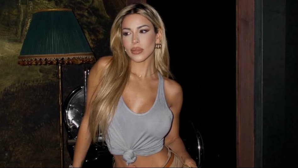 Para una noche de chicas en Ibiza: Oriana Marzoli se luce con espectacular minivestido de lentejuelas
