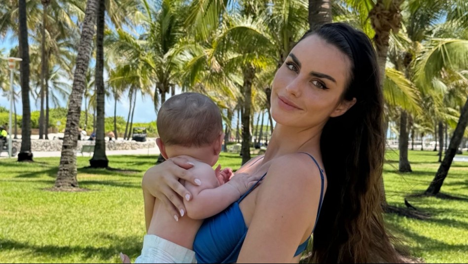 Emilia Dides mostró cuán grande está su hija Mía: Le aparecieron sus primeros dientes