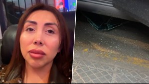 'Es una lata, pero no pasó a mayores': Auto del pololo de Naya Fácil fue vandalizado la noche de este viernes
