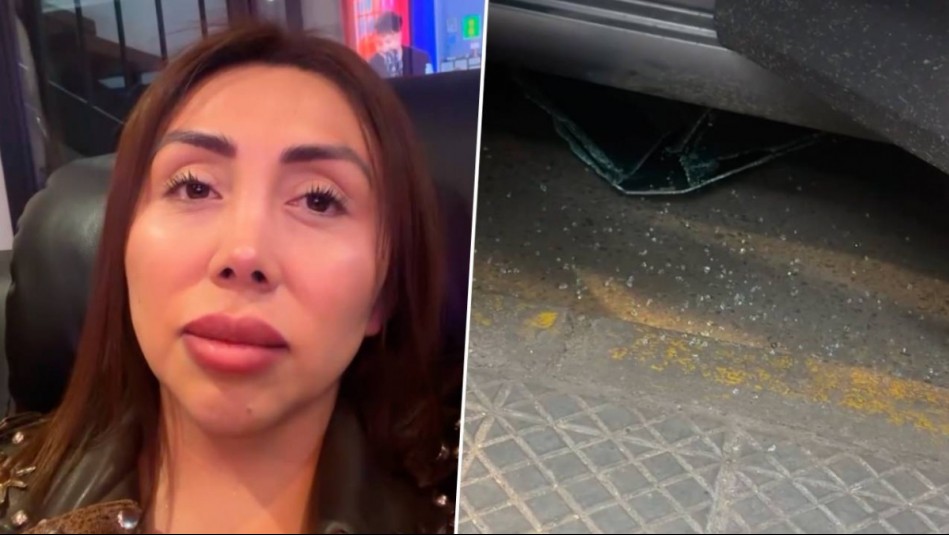 'Es una lata, pero no pasó a mayores': Auto del pololo de Naya Fácil fue vandalizado la noche de este viernes