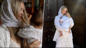 Alexandra Litvinova mostró el bautizo de su hija Bela y explicó la ausencia de Alexis Sánchez