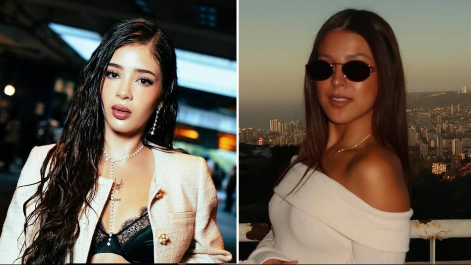 Con looks totalmente opuestos: Ignacia Antonia y Katteyes posan juntas durante exclusivo evento