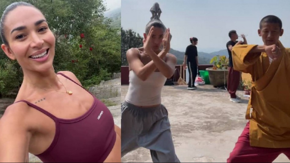 Lisandra Silva viaja a China y entrena con monjes Shaolín: 'Lo más hardcore que voy a hacer en mi vida'