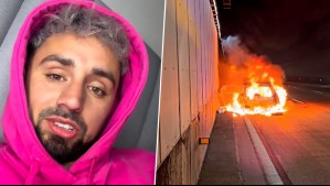 'Explotaba con nosotros adentro': Exchico reality relata momento en que su auto se incendió en plena autopista