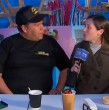 La periodista Darynka Marcic recorrió esta mañana parte de la explanada de La Pampilla, donde las familias fonderas preparan los últimos detalles previo a los días más movidos.
