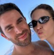 En su cuenta de Instagram, Belén Soto compartió las fotos de una romántica cita que tuvo con su pololo, Daniel Cotic, en la isla griega de Santorini