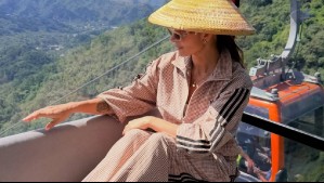 Para refrescar su rostro y consentirse: Lisandra Silva hace una pausa en sus duros entrenamientos en China
