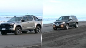 Mucho Gusto capta en vivo a dos vehículos circulando por playa de Santo Domingo