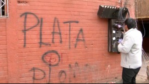 'Plata o plomo': Encuentran amenazante mensaje junto a narco-búnker demolido en Lo Espejo
