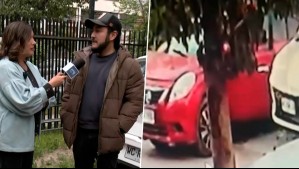 Su portón falló y dejó auto en la calle: Conductor sufrió robo de las ruedas de su vehículo recién comprado