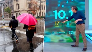 'Se va a intensificar...': Alejandro Sepúlveda anuncia a qué hora comienzan las lluvias en Santiago este lunes