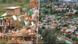 Desalojan a últimos habitantes de la Quebrada Las Zorras en Cerro 18 de Lo Barnechea