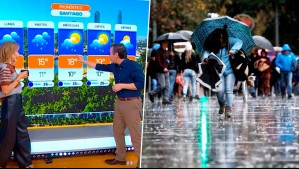 Tormentas eléctricas, granizos y hasta 40 mm de lluvia: Así será el sistema frontal que afectará a Santiago