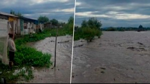 Evacúan sector Puerto Príncipe en El Monte por desborde del río Mapocho: Senapred activó alerta SAE