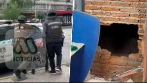 Habrían estado escondidos durante el fin de semana: Lo que se sabe del frustrado robo a BancoEstado en Ñuñoa