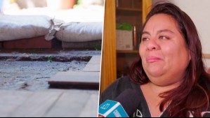 Cuida a tres adultos mayores y las lluvias inundaron su casa: La difícil situación de Natalia en Providencia