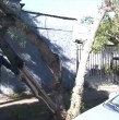 Revisa acá las imágenes que muestran el árbol que se partió en dos tras ser impactado por rayo.