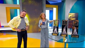 La alegría de José Antonio Neme y Karen Doggenweiler tras triunfar en Premios Cordillera 2026