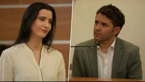 Alejandra hace una difícil pregunta a Manuel en el tribunal.