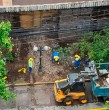 Mira acá las imágenes de la casona cuya fachada y techumbre colapsó en Providencia.