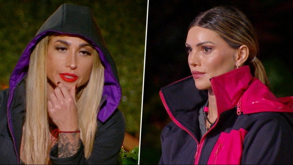 Cara a cara de Nicole Moreno y Faloon Larraguibel en Volverías con tu ex? 2