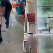 Las intensas lluvias anegaron el tradicional mercado de Maipú. Revisa acá las imágenes.