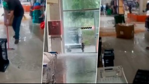 Lluvias inundaron tradicional mercado de Maipú: Locatarios exigen soluciones