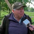 El periodista Javier Louit conversó con uno de los testigos de tornado en Retiro.