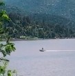 Polémica en Laguna Aculeo por presencia de motos de agua y lanchas.