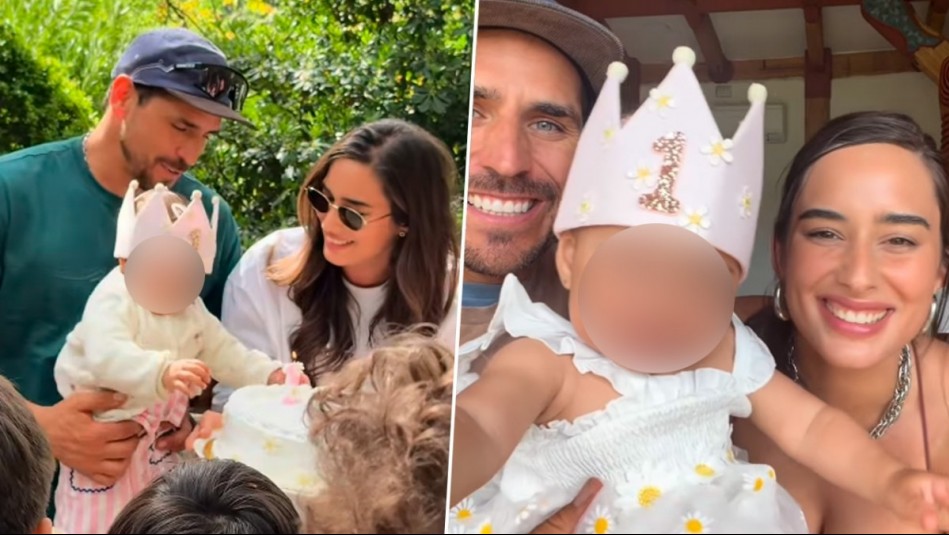 Pangal Andrade y Melina Noto celebran el cumpleaños de su hija Alanna.