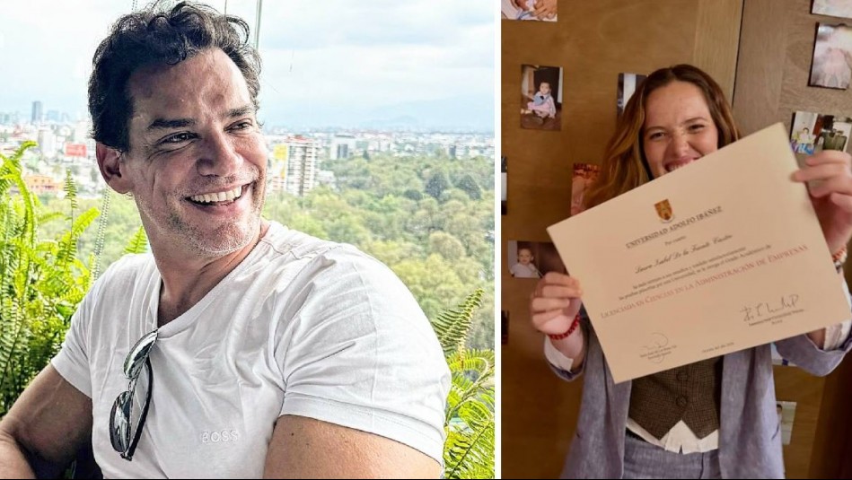 Cristián de la Fuente y su hija Laura