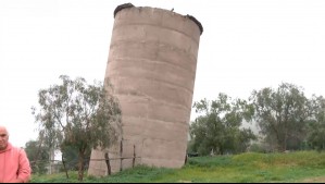 No es un homenaje a la Torre de Pisa: Histórico silo de San Felipe preocupa por su pronunciada inclinación
