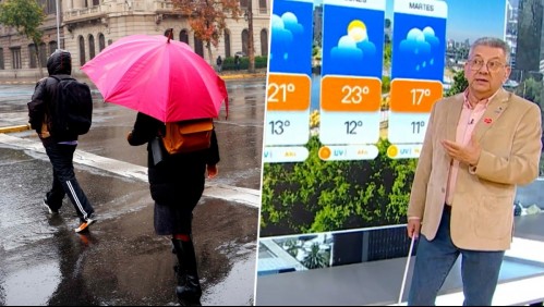 jaime leyton advierte de lluvias.
