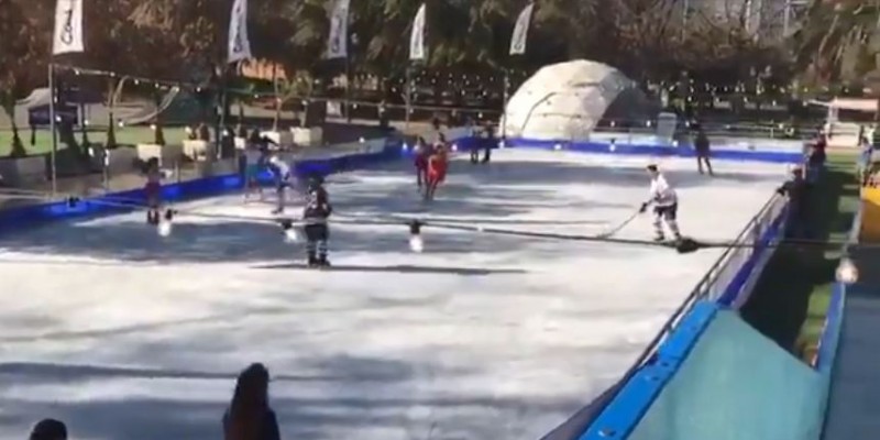 Las Condes Inaugura Pista De Patinaje En Hielo Primera Semana Será Gratuita Meganoticias 3440