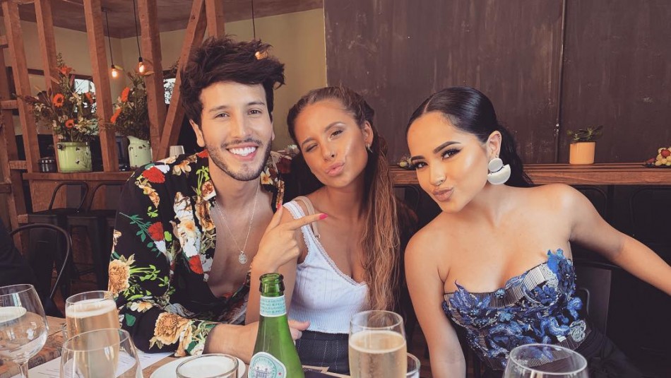 Camila Gallardo, Sebastián Yatra y Becky G / Instagram
