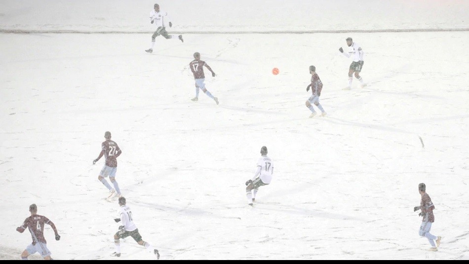 El partido más frío de la historia. / MLS
