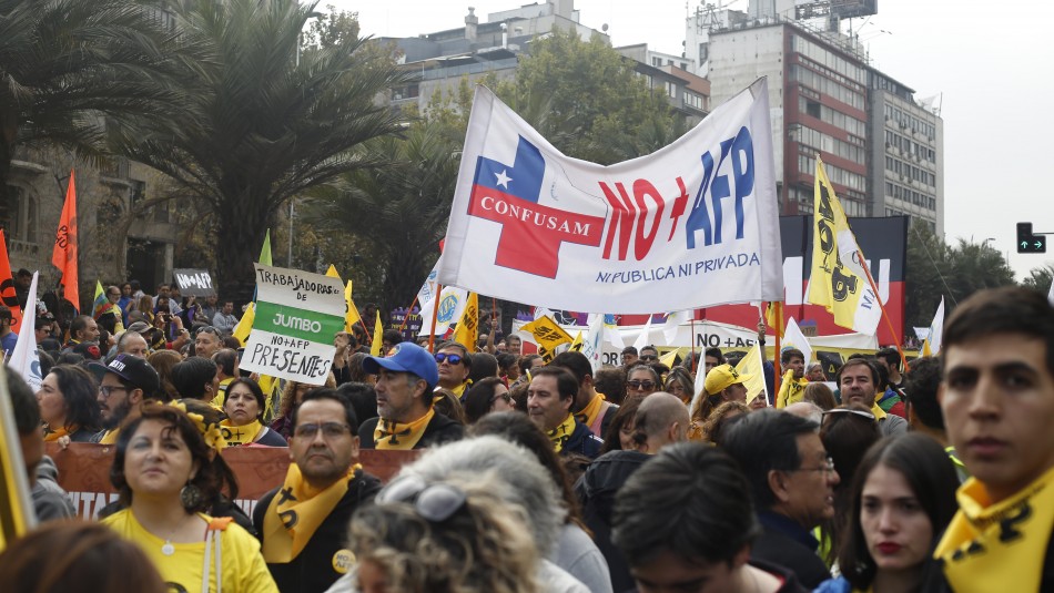 Marcha No+AFP / Agencia Uno