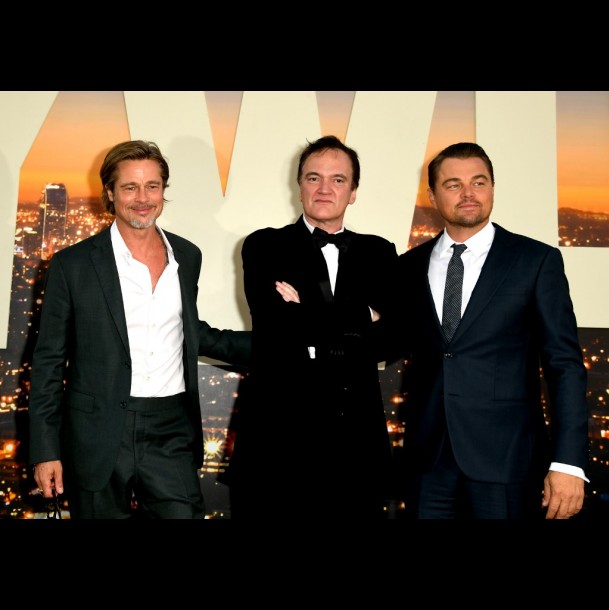 Brad Pitt, Quentin Tarantino y Leonardo DiCaprio