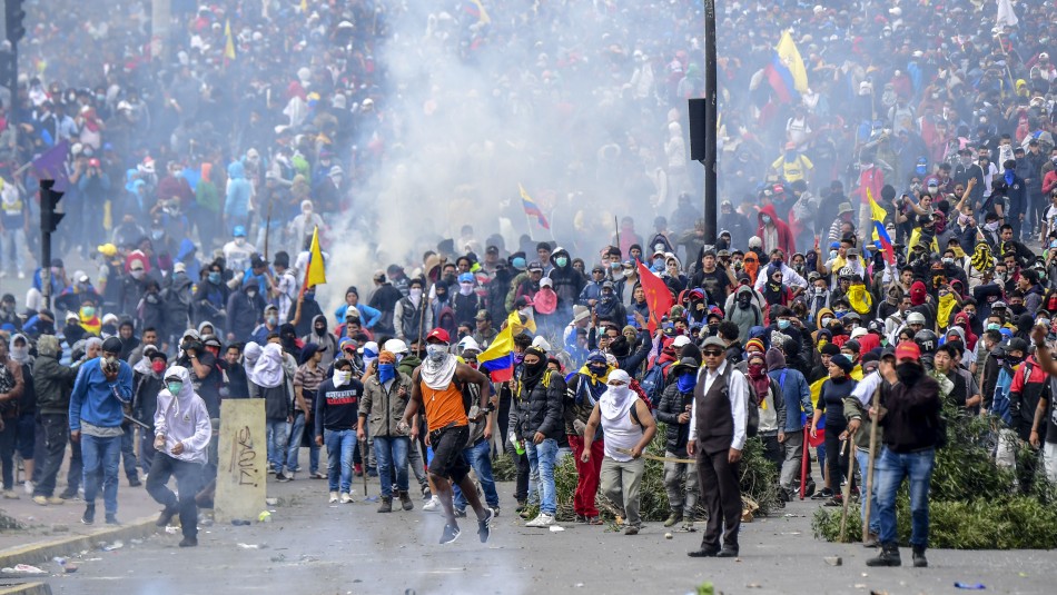 Crisis en Ecuador: La huelga que derivó en estallido social contra el gobierno - Meganoticias