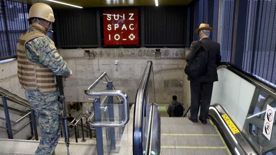 INDH recibió denuncia de torturas realizadas en la estación Baquedano del Metro