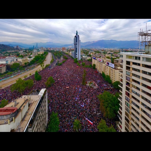 Millones de personas llegaron a Plaza italia a protestar