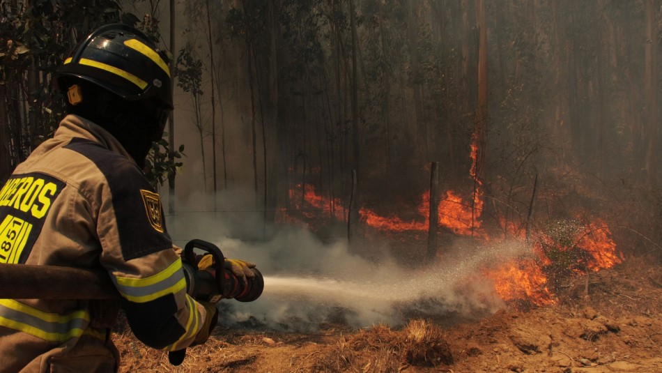 Imagen referencial Decretan Alerta Roja y ordenan evacuación para la comuna de Laja por incendio forestal