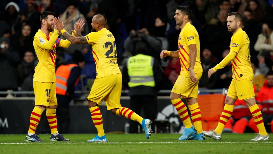 Arturo Vidal Medio español destaca perfecta efectividad de Arturo Vidal y Luis Suárez lo elogia