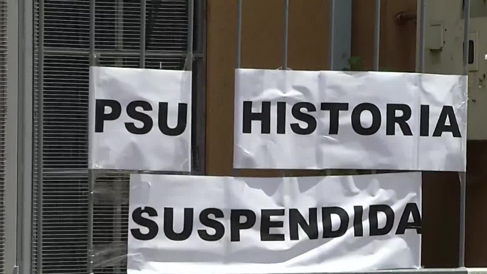 Anuncian suspensión nacional de PSU de historia por filtración Anuncian suspensión nacional de PSU de historia por filtración
