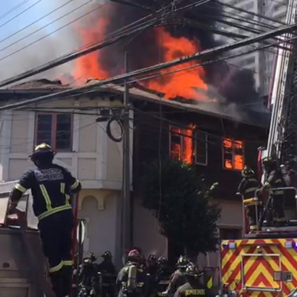 incendio Viña del Mar