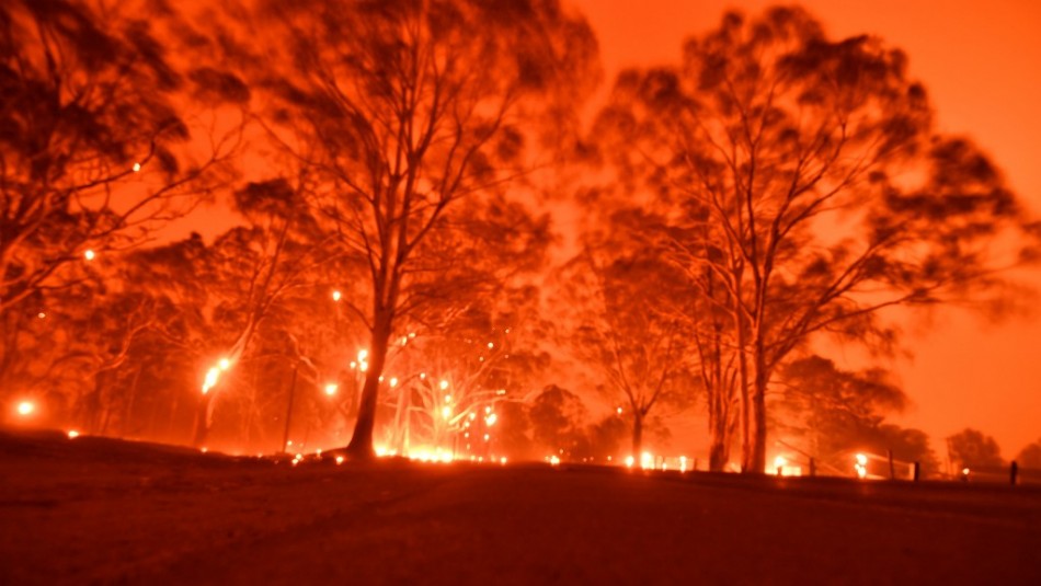 Incendio en Australia Vientos huracanados generan