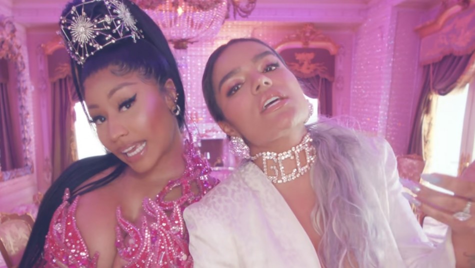 Nicki Minaj y Karol G en Tusa