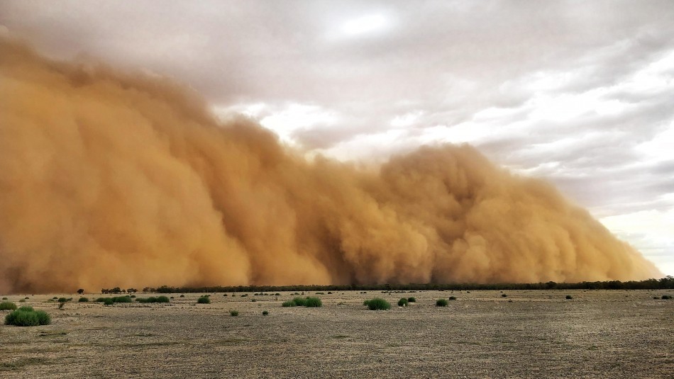 Tormenta polvo Australia