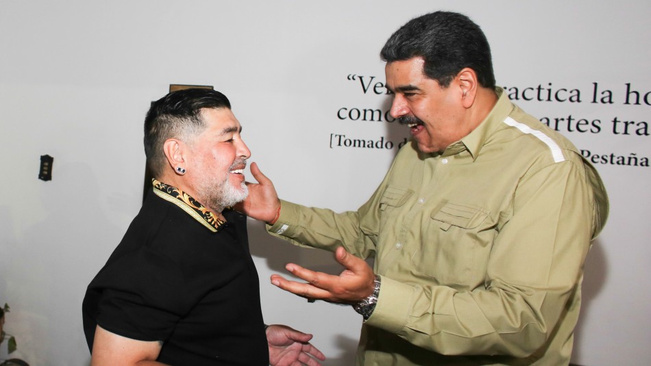 Diego Maradona se reunió con Maduro,