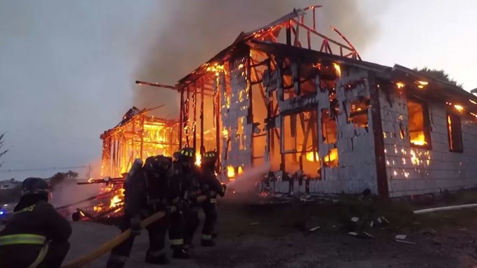 incendio iglesia ancud Detenido por incendio en Iglesia San Francisco de Ancud será formalizado